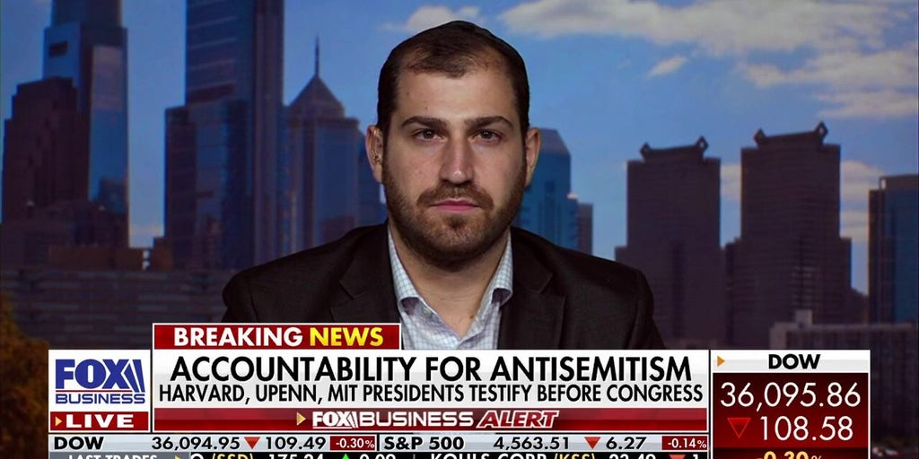 J.J. Kimche on Fox Business discussing accountability for campus antisemitism